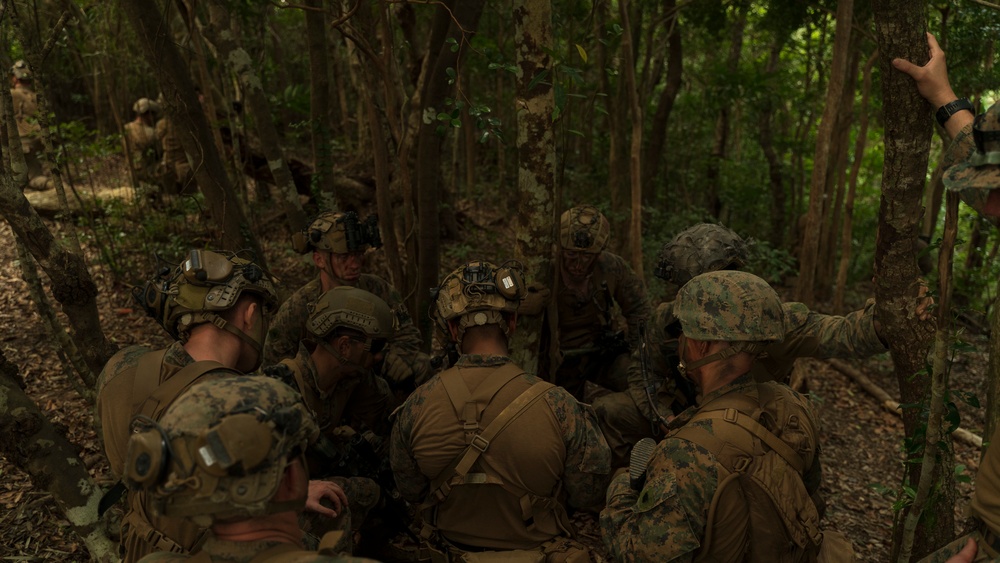 Stand-in Force Exercise 1st Battalion, 2nd Marines platoon attacks