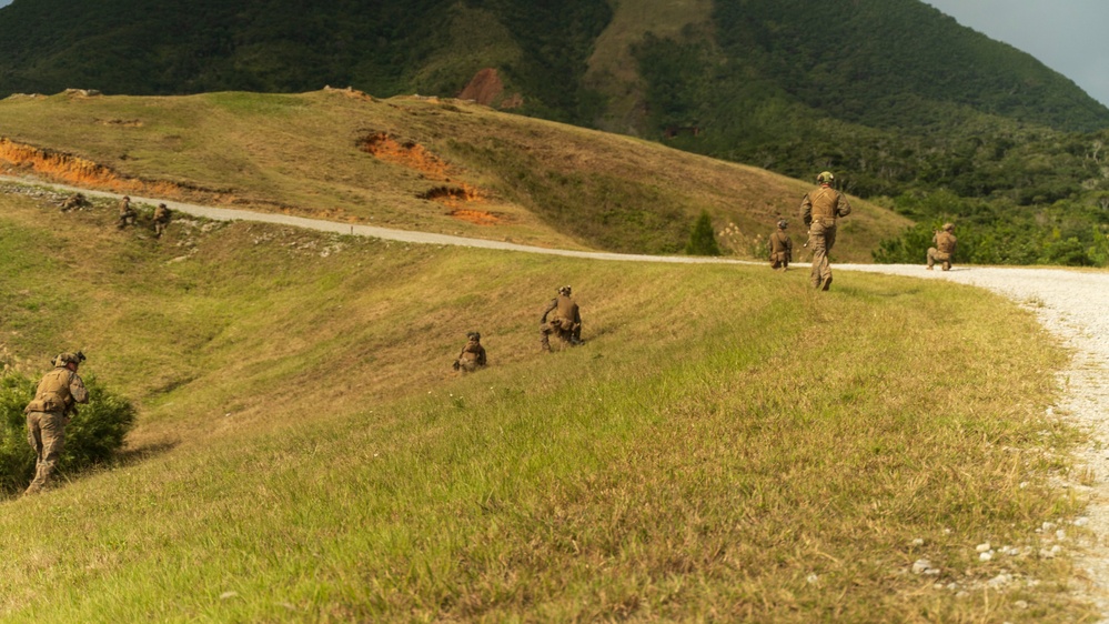 Stand-in Force Exercise 1st Battalion, 2nd Marines platoon attacks