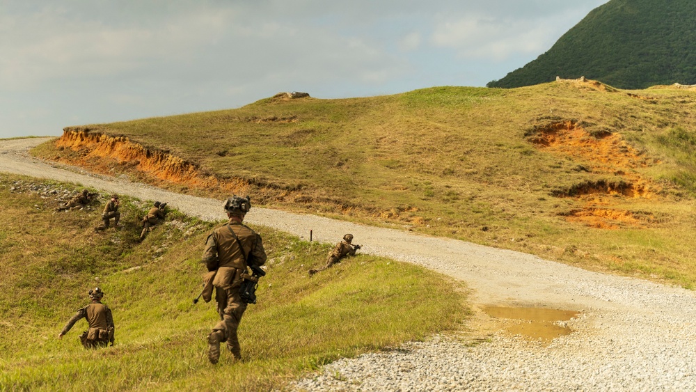 Stand-in Force Exercise 1st Battalion, 2nd Marines platoon attacks