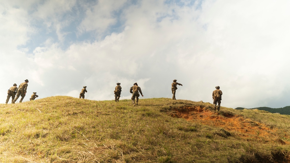 Stand-in Force Exercise 1st Battalion, 2nd Marines platoon attacks