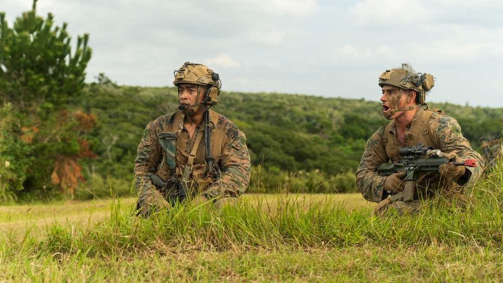 Stand-in Force Exercise 1st Battalion, 2nd Marines platoon attacks