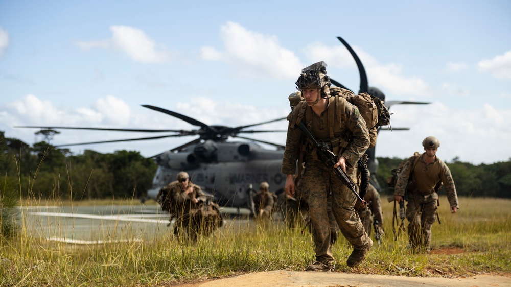 Stand-in Force Exercise 1st Battalion, 2nd Marines platoon attacks