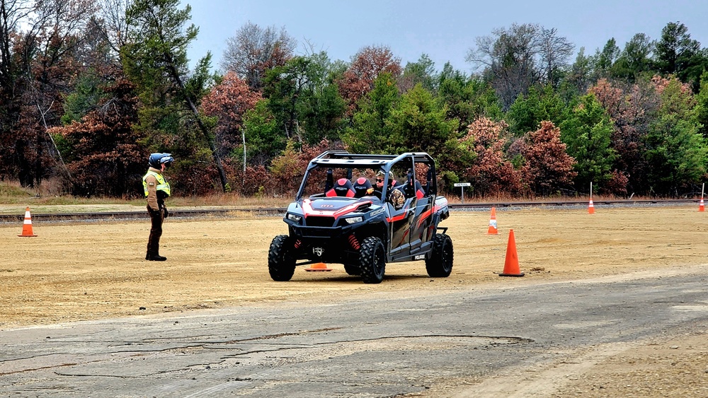 Off-road vehicle safety training at Fort McCoy