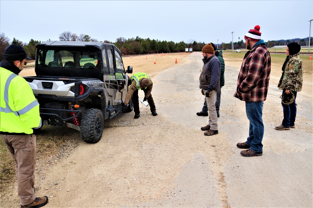 Off-road vehicle safety training at Fort McCoy