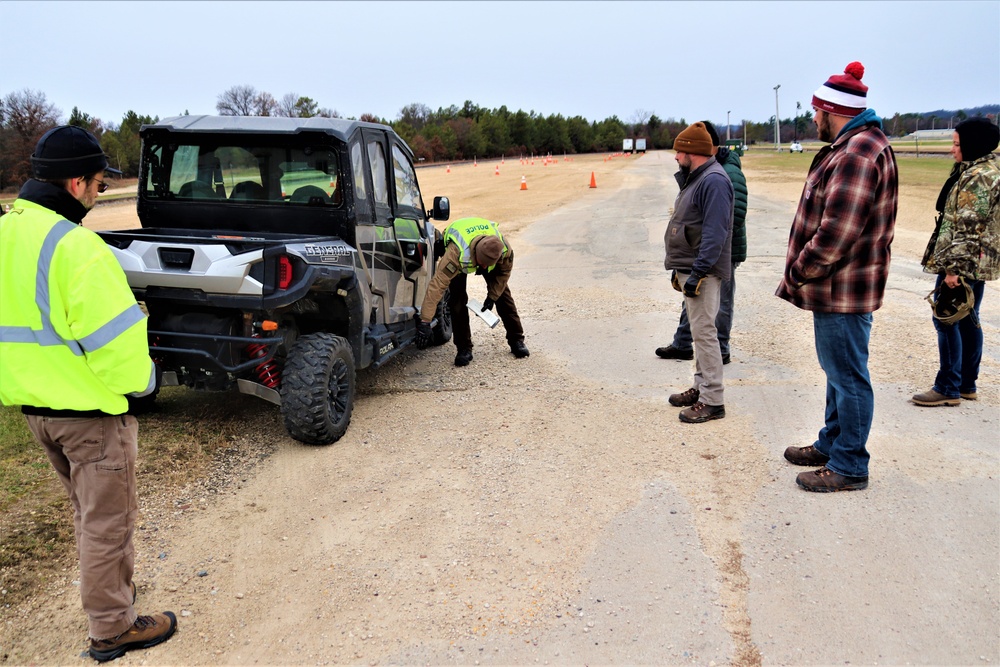 Off-road vehicle safety training at Fort McCoy