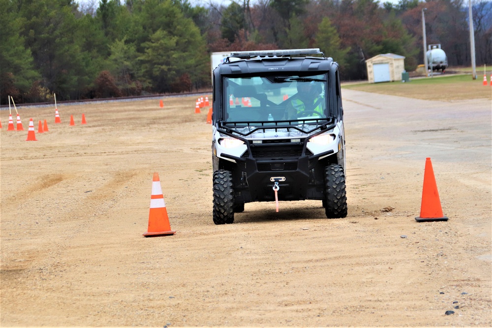 Off-road vehicle safety training at Fort McCoy