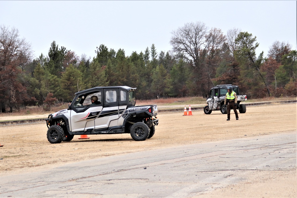 Off-road vehicle safety training at Fort McCoy