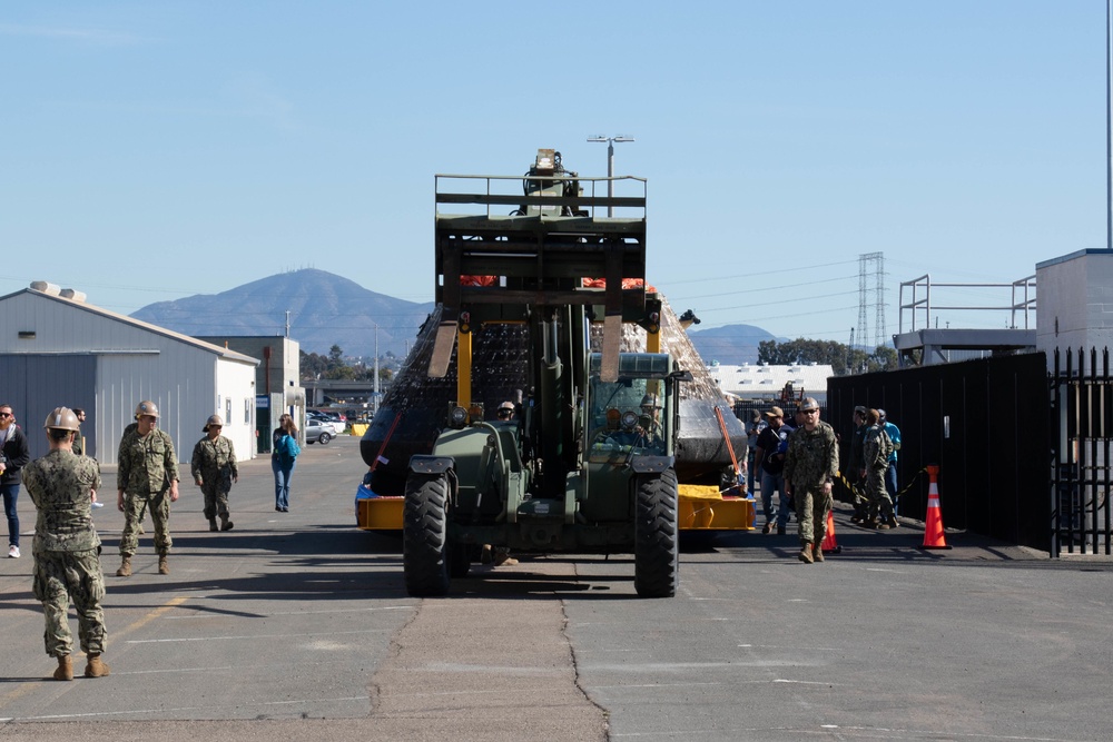 ACB 1 Transports NASA Artemis I Orion Spacecraft