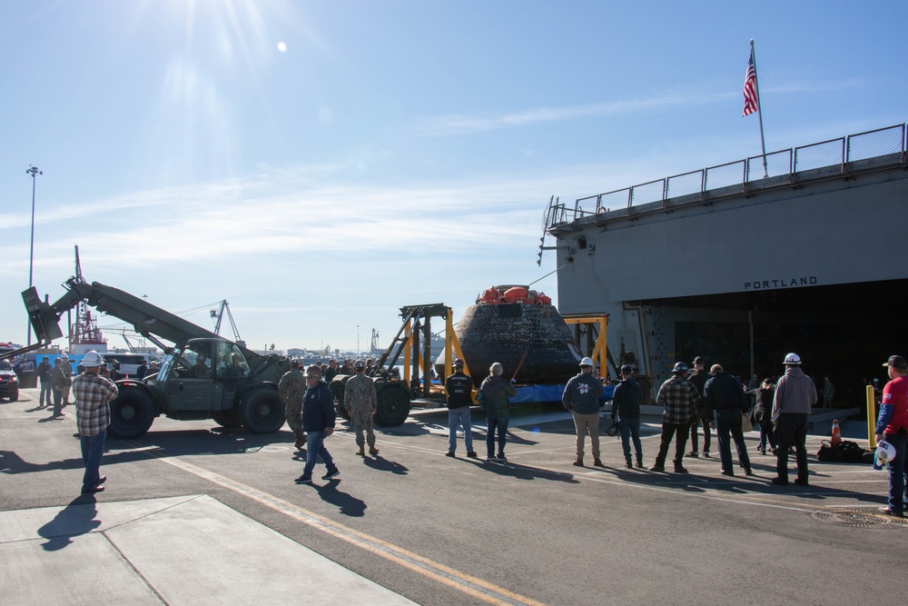 ACB 1 Transports NASA Artemis I Orion Spacecraft