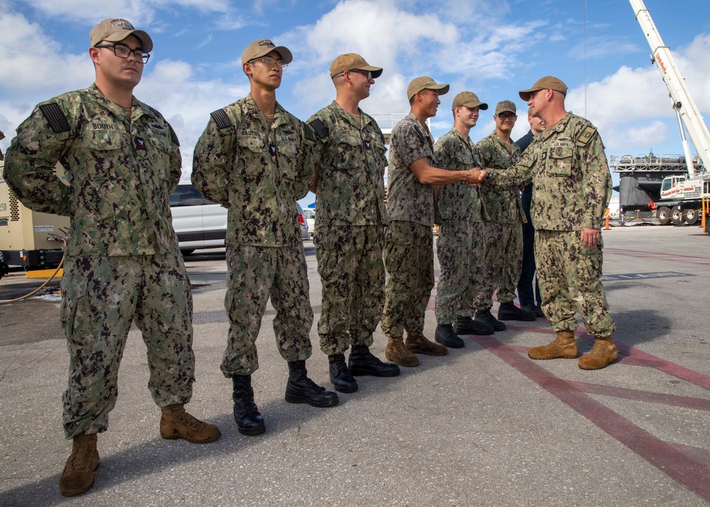 Commander, Submarine Force, U.S. Pacific Fleet Tours Guam