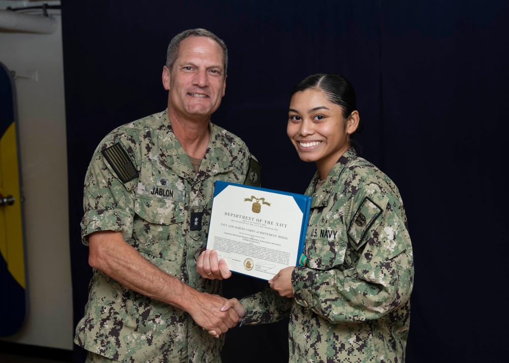 Commander, Submarine Force, U.S. Pacific Fleet Presents Awards to ESL Sailors of the Year