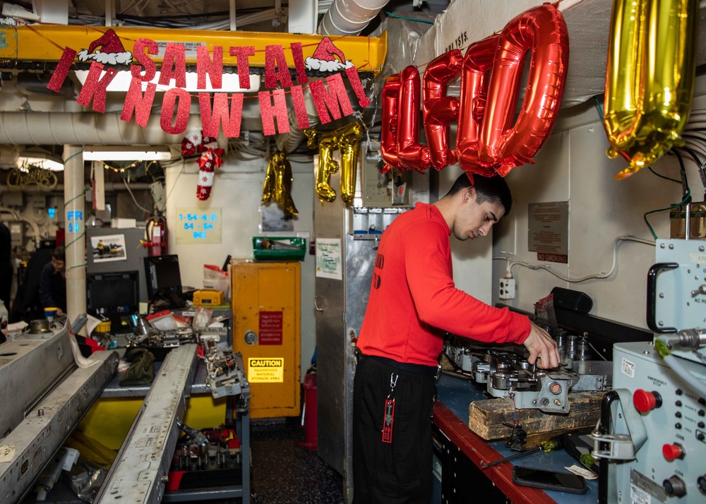 Daily Operations Aboard USS George H.W. Bush (CVN 77)