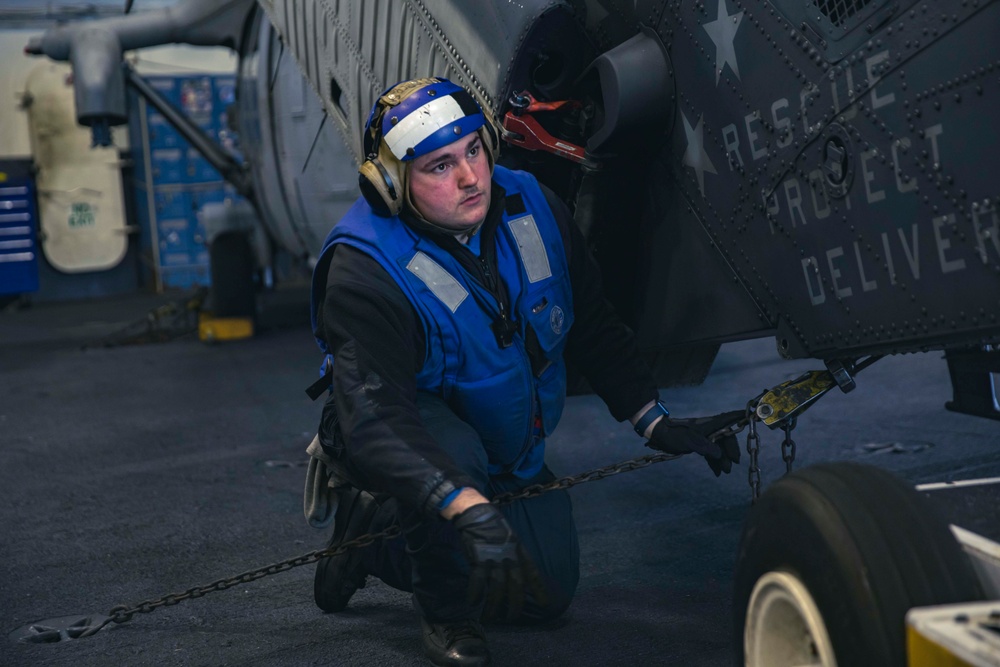 Daily Operations Aboard USS George H.W. Bush (CVN 77)