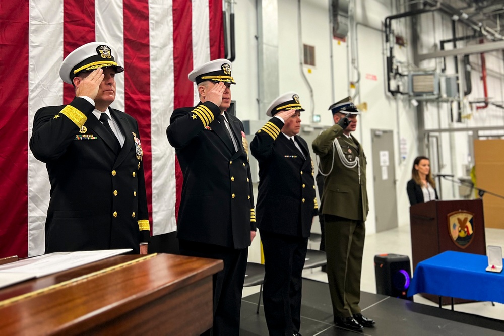 Naval Support Facility Redzikowo Conducts Change of Command