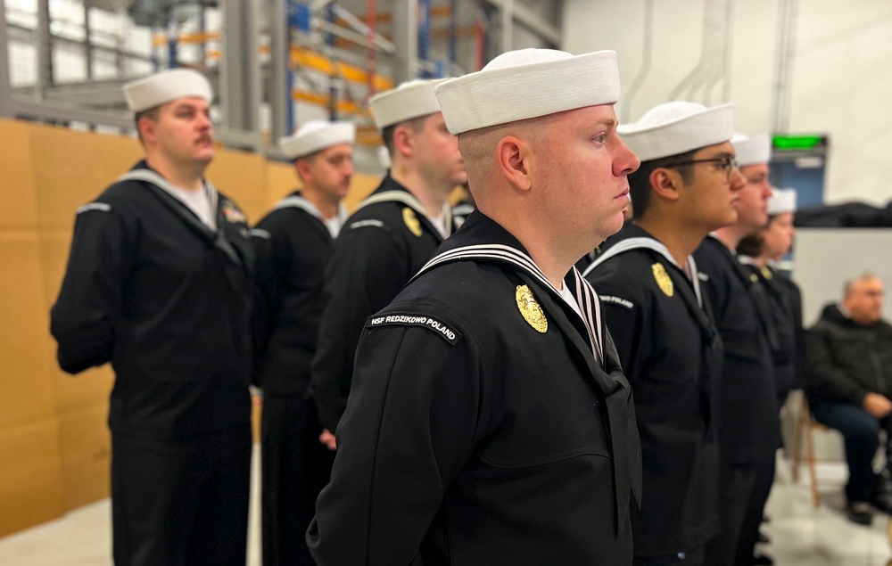 Naval Support Facility Redzikowo Conducts Change of Command