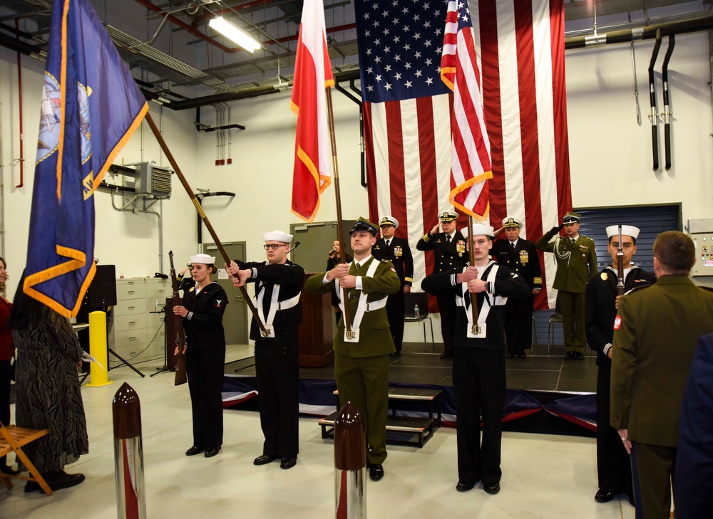 Naval Support Facility Redzikowo Conducts Change of Command