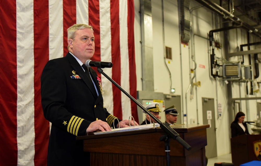 Naval Support Facility Redzikowo Conducts Change of Command