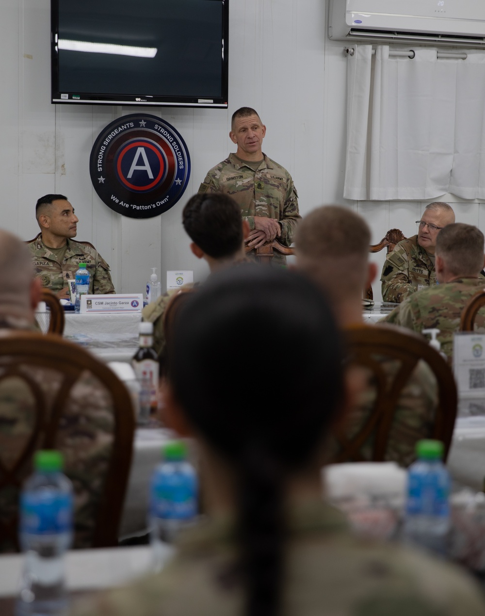 Sgt. Maj. of the Army Michael A. Grinston Visits Camp Arifjan, Kuwait