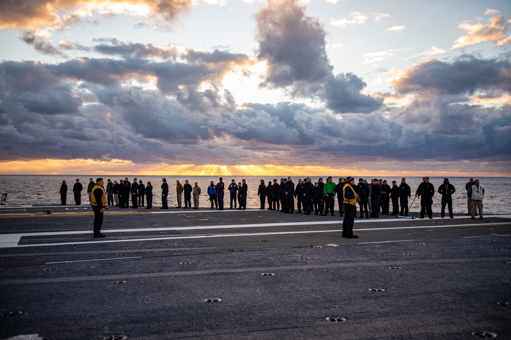 IKE Conducts Precision Assistance Landing Certification