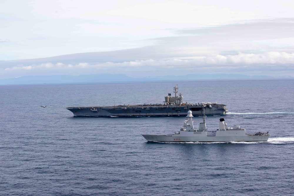 USS George H.W. Bush Conducts Photoex