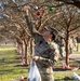 Decoration of Wreaths for Warriors Walk