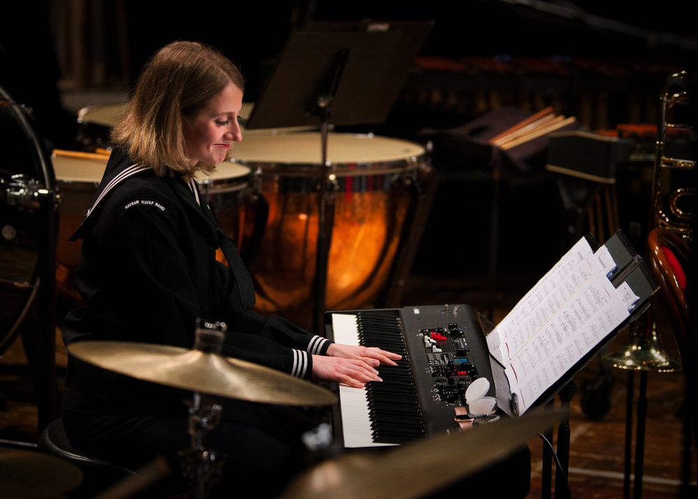 NAVEUR-NAVAF Band performs concert at Teatro Garibaldi