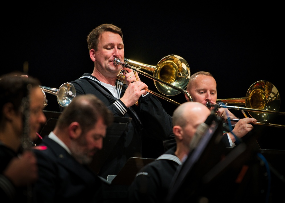 NAVEUR-NAVAF Band performs concert at Teatro Garibaldi