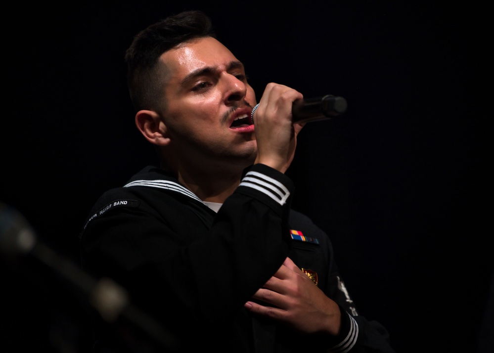 NAVEUR-NAVAF Band performs concert at Teatro Garibaldi