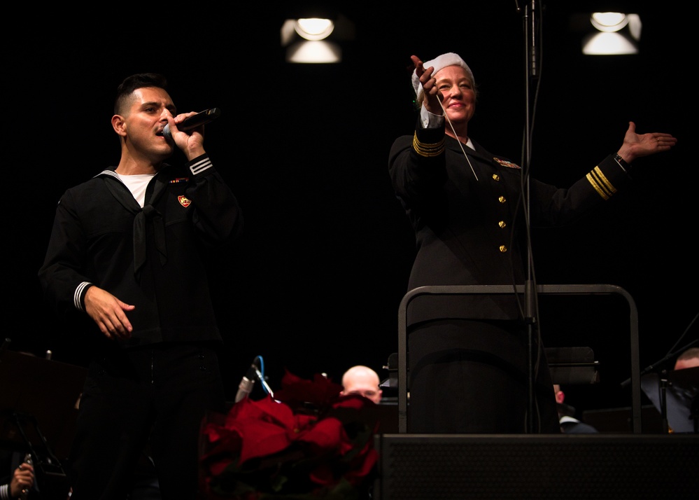 NAVEUR-NAVAF Band performs concert at Teatro Garibaldi