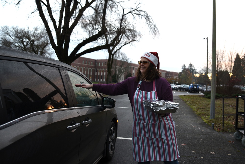 Team McChord brings holiday cheer during Operation Cookie Drop