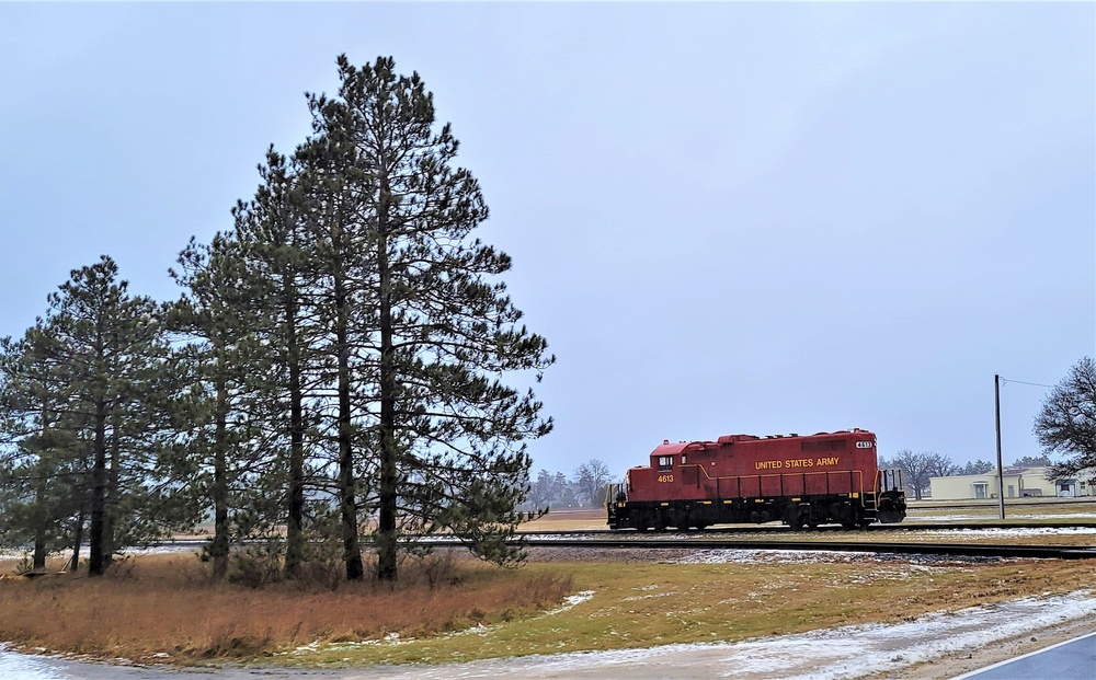 Locomotive at Fort McCoy