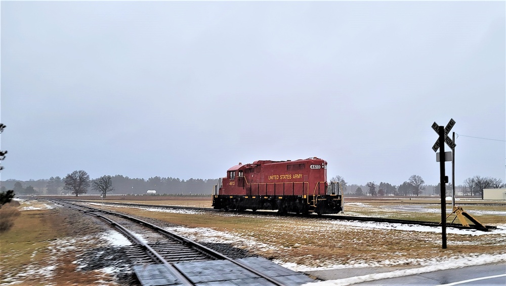 Locomotive at Fort McCoy