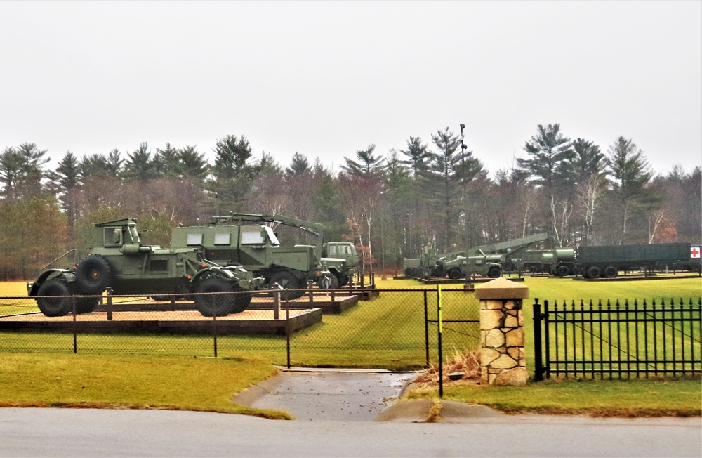 Fort McCoy's Equipment Park in historic Commemorative Area