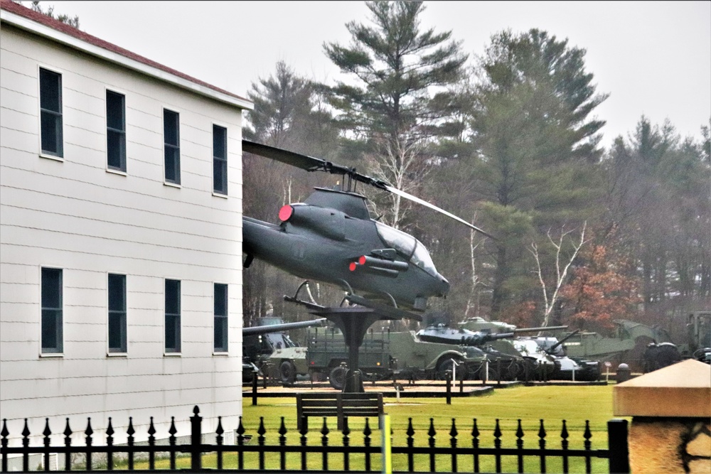 Fort McCoy's Equipment Park in historic Commemorative Area