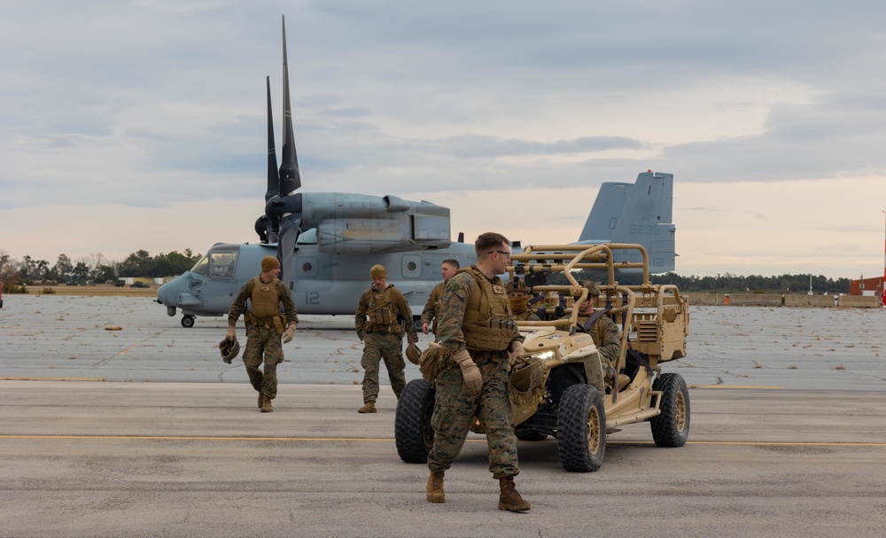Comanches conduct UTV boarding drills with Golden Eagles