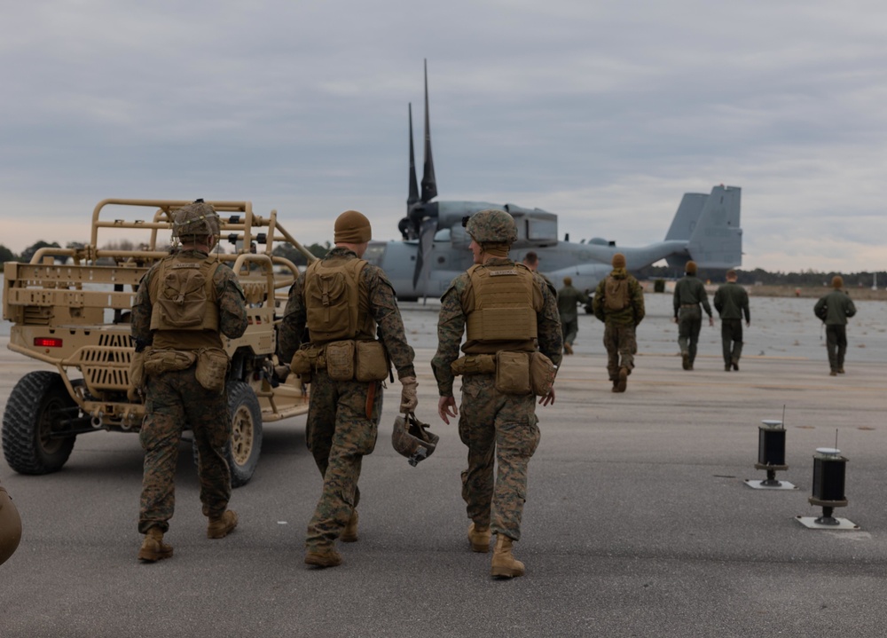 Comanches conduct UTV boarding drills with Golden Eagles