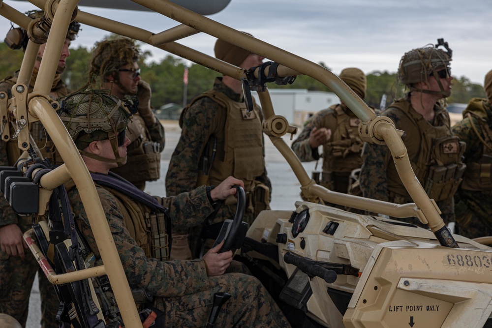 Comanches conduct UTV boarding drills with Golden Eagles