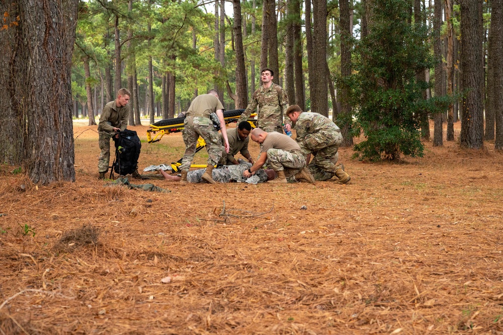 SJAFB Multi-Capable Airmen practice tactical combat casualty care