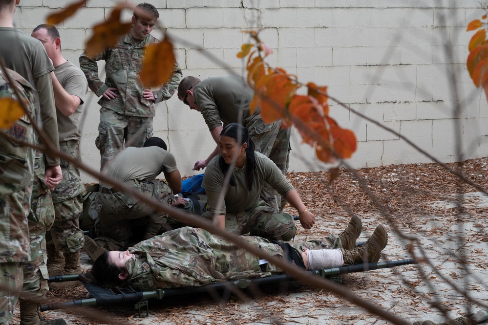 SJAFB Multi-Capable Airmen practice tactical combat casualty care