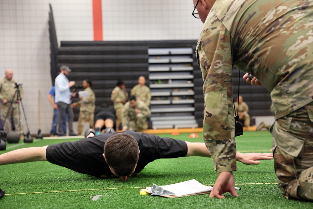 Fort Knox CAP candidates perform some of first ACFTs for record during assessments