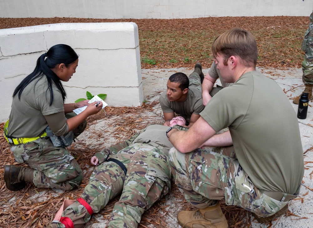 SJAFB Multi-Capable Airmen practice tactical combat casualty care