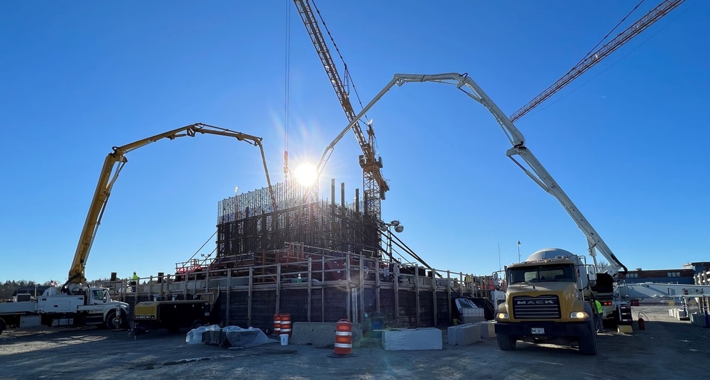 Pre-Cast Monolith Construction Progresses in Brewer, ME. Officer in Charge of Construction Portsmouth Naval Shipyard