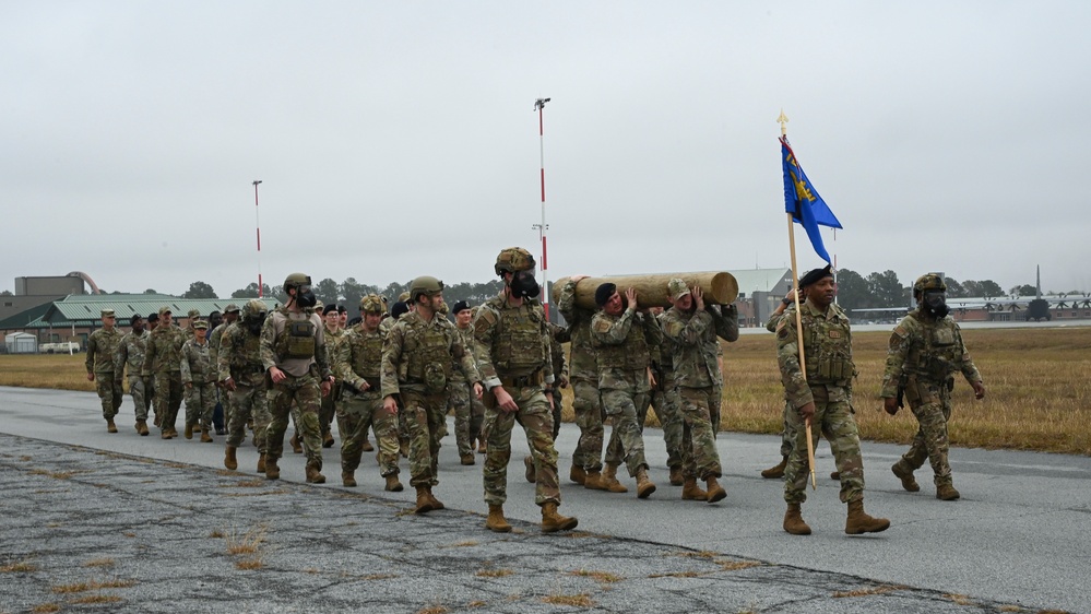 165th Security Forces Squadron hosts Memorial Log Carry 2022