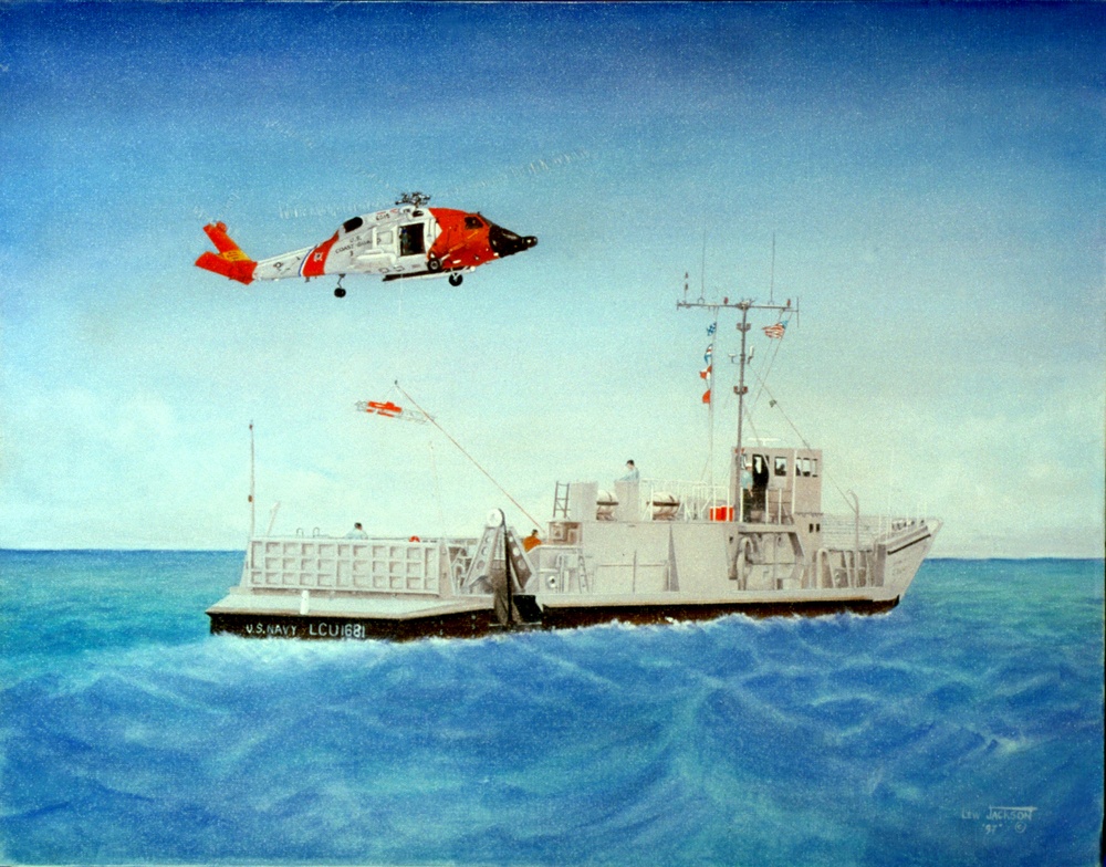 US Coast Guard Art Program 2002 Collection, Ob ID # 200219, &quot;Training in Tampa Bay,&quot; Lew Jackson (19 of 32)