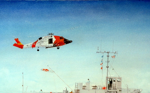 US Coast Guard Art Program 2002 Collection, Ob ID # 200219, "Training in Tampa Bay," Lew Jackson (19 of 32)