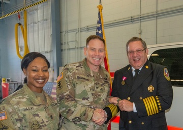 Fort Lee Fire Chief retires