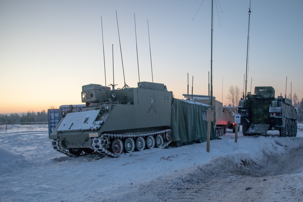 2-82 FA Pierces Through the Winter Snow with Joint Live Fire Exercise