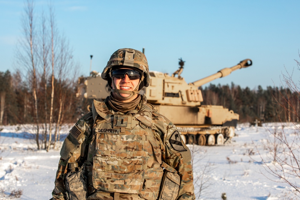 2-82 FA Pierces Through the Winter Snow with Joint Live Fire Exercise