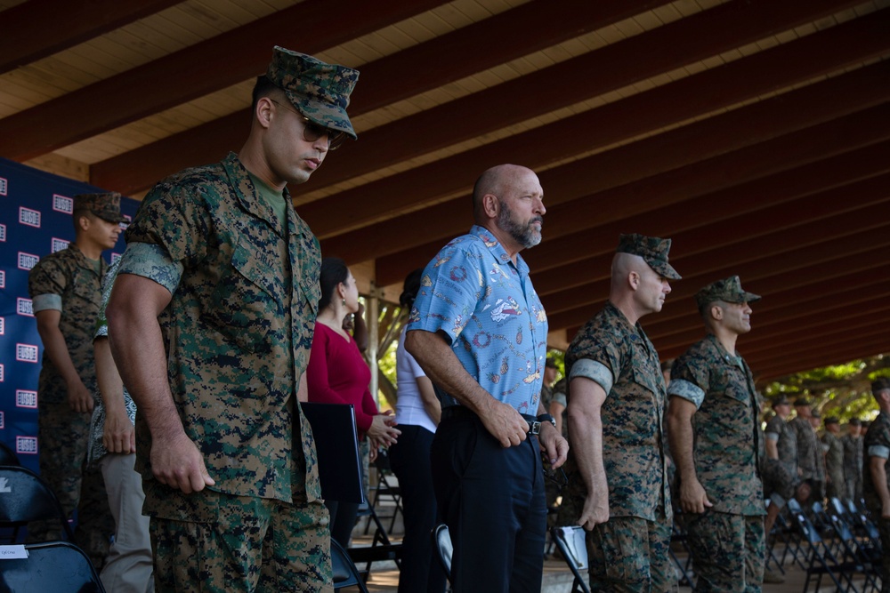 USO Marine of the Year award ceremony