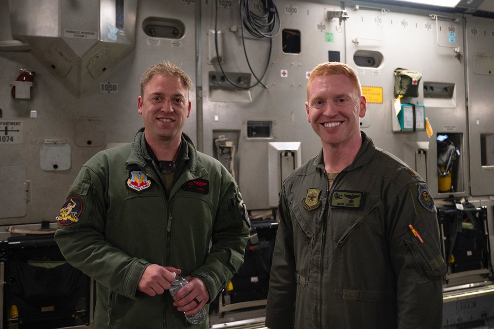Brothers develop, implement new refuel option between C-17s, B-2s